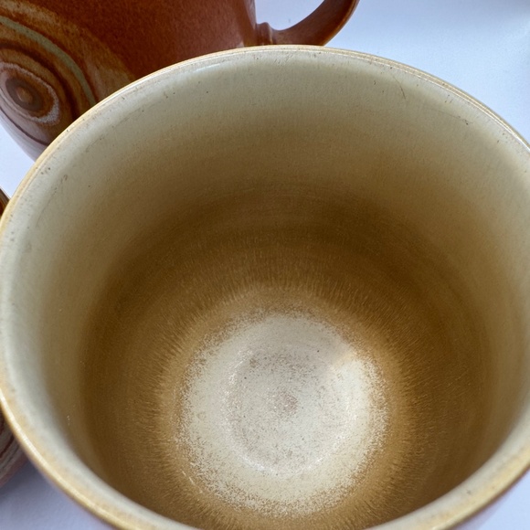 Denby England Stoneware Fire Chilli 13.5oz Mugs. Southwest inspired. - Picture 5 of 8